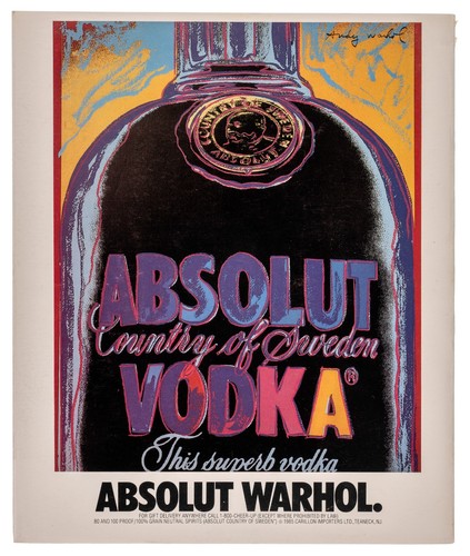 Andy warhol absolut print - warhol,
